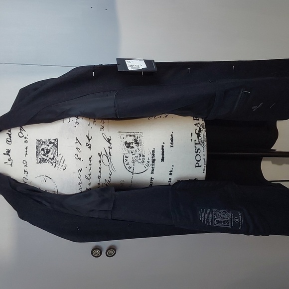 Schneiders- Mens Jimmie Rainloden Charcoal Dress Coat Austria Wool Sz.L (44-46) - Picture 5 of 16